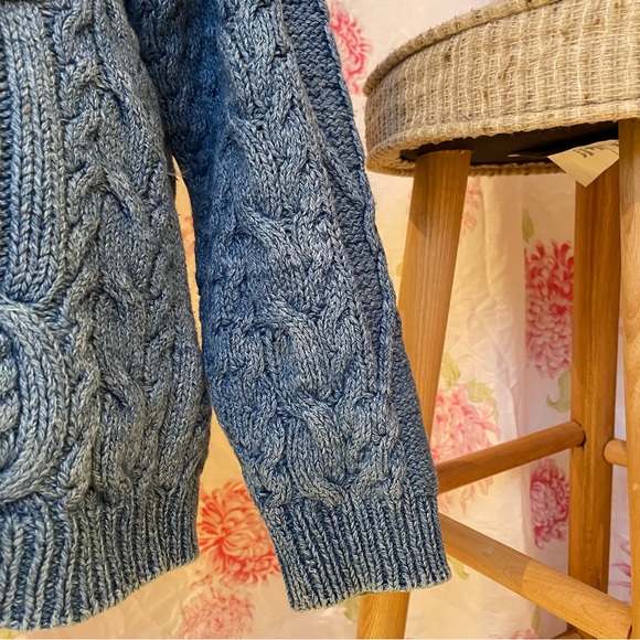 LAND’S END VINTAGE cotton pullover sweater - Picture 5 of 6